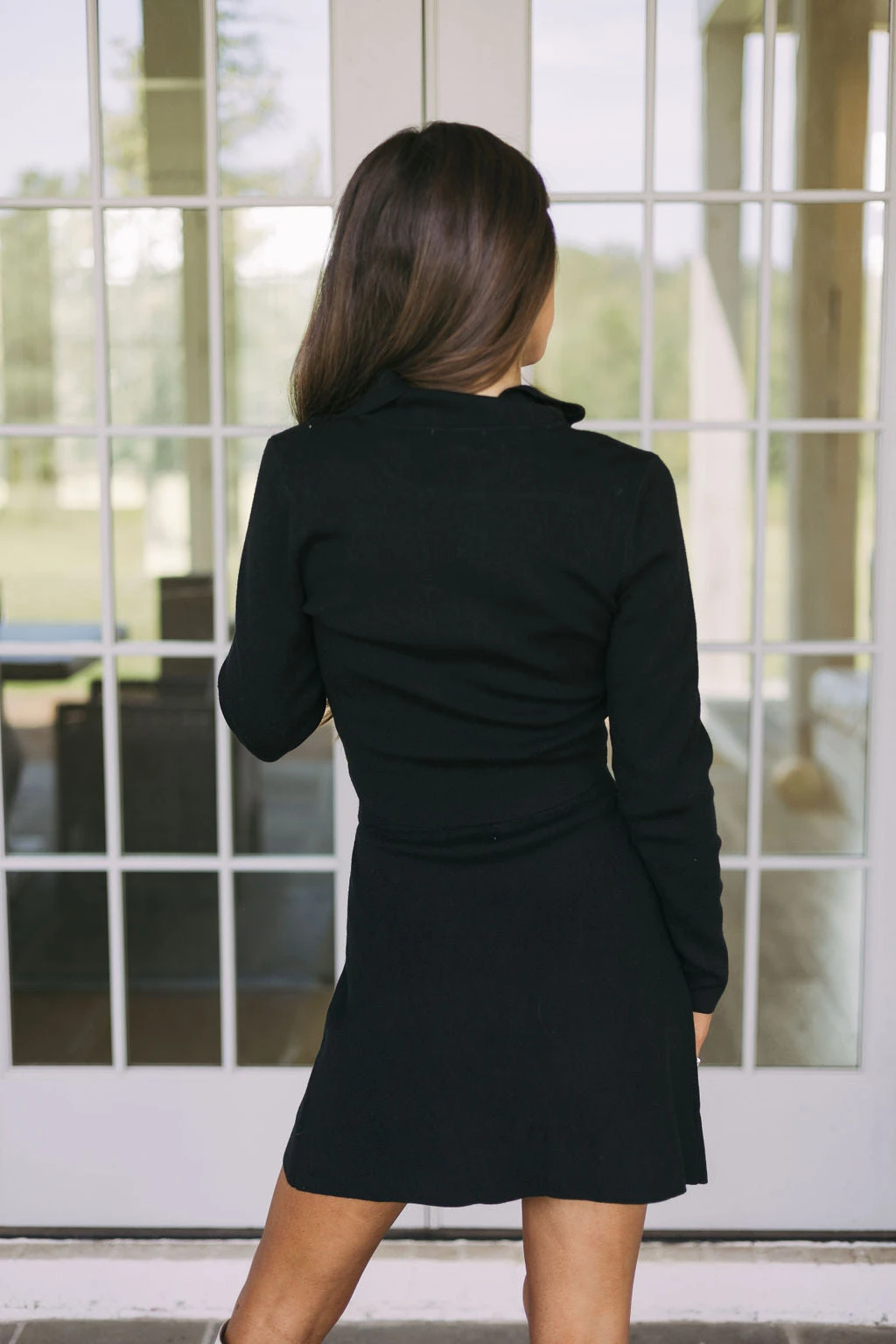 Annie Knit Skirt Set-Black - Image 11