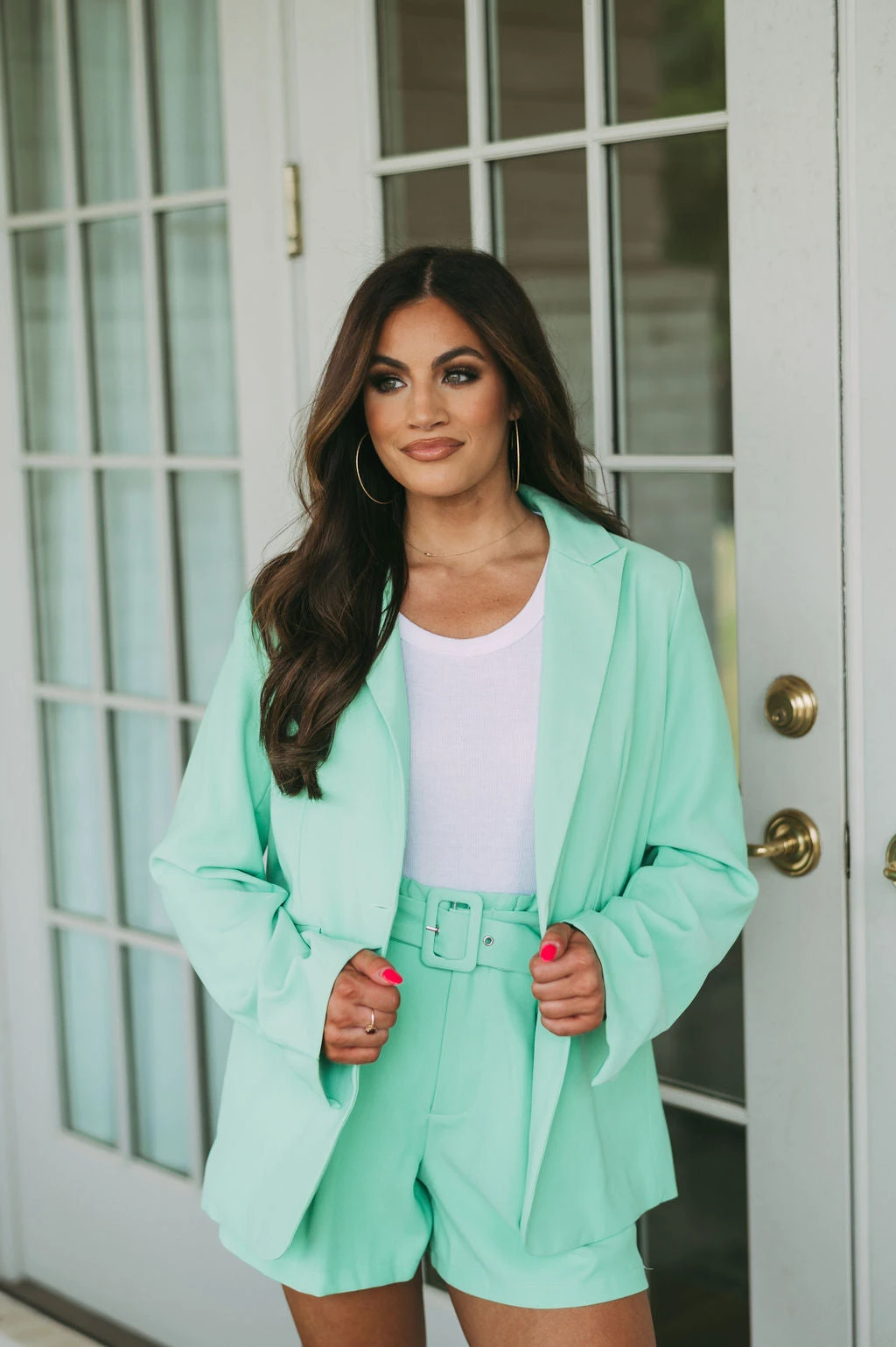 Aly Blazer-Green - Image 2