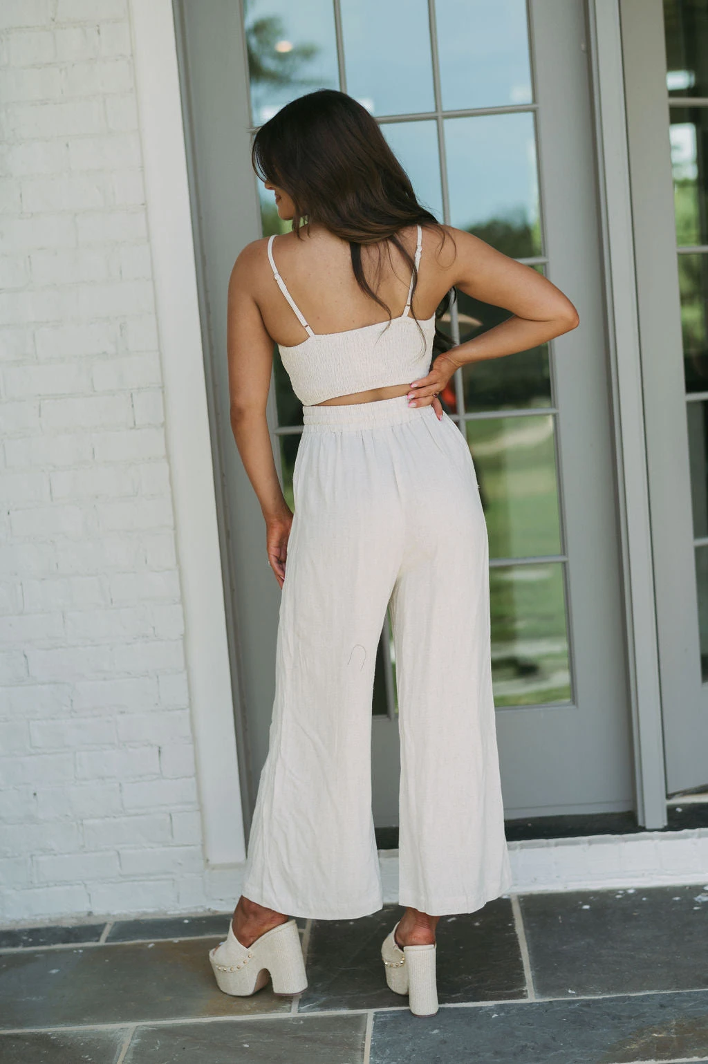 Nora Grace Pants Set-Oatmeal - Image 4