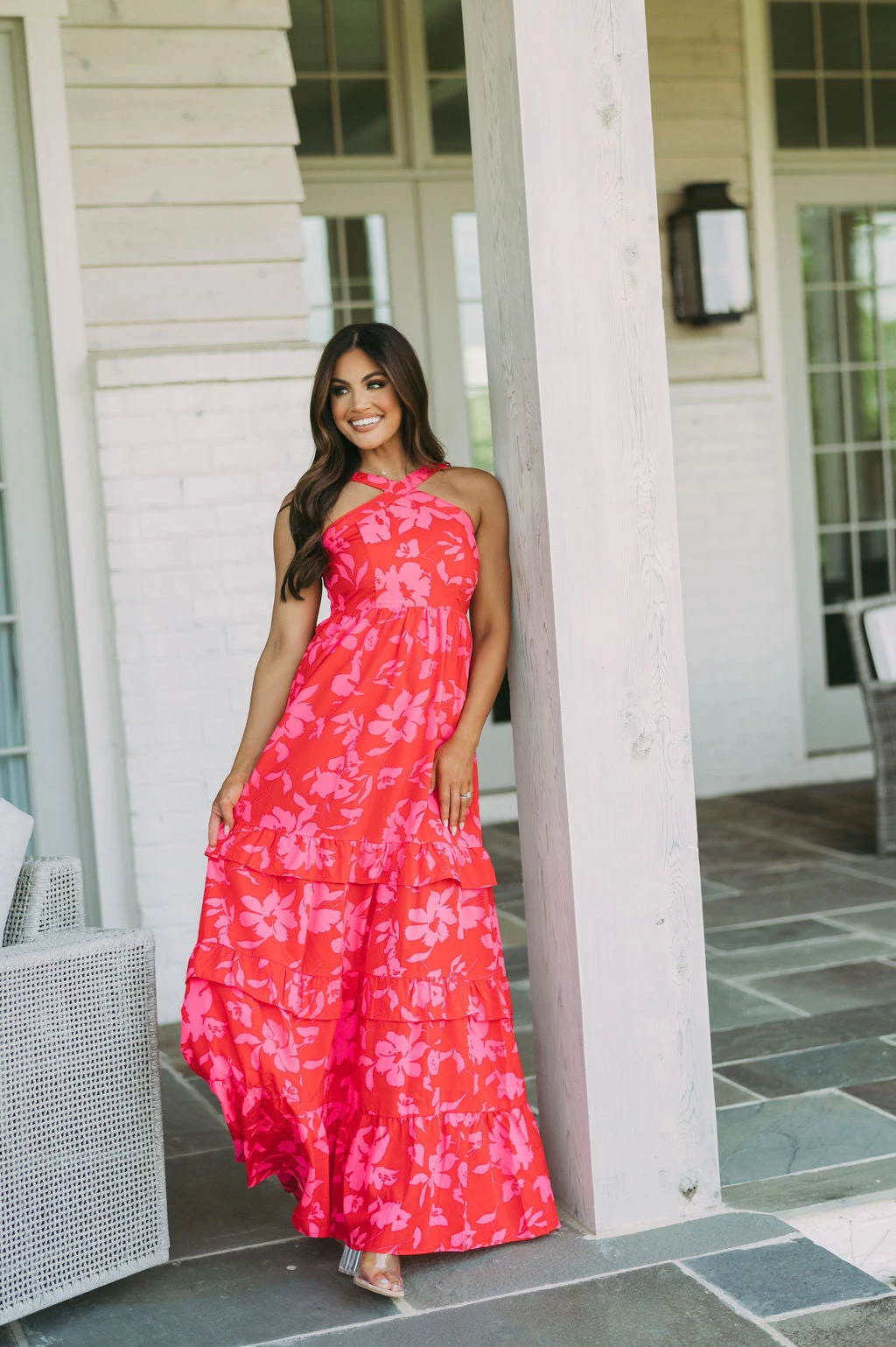 Tropics Halter Maxi Dress - Image 5